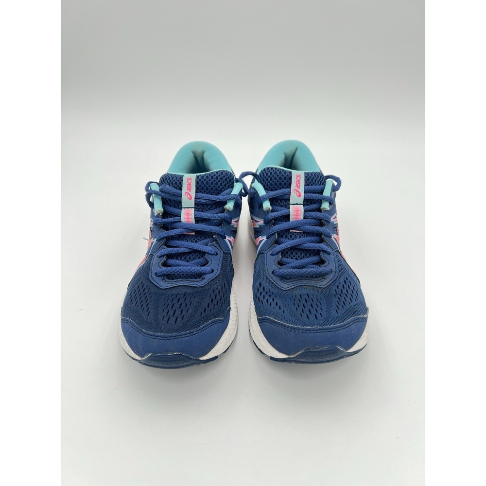 ASICS Women's Blue Pink Running‎ Shoes Athletic Sneakers Comfort Walking Size 8 - Picture 2 of 9